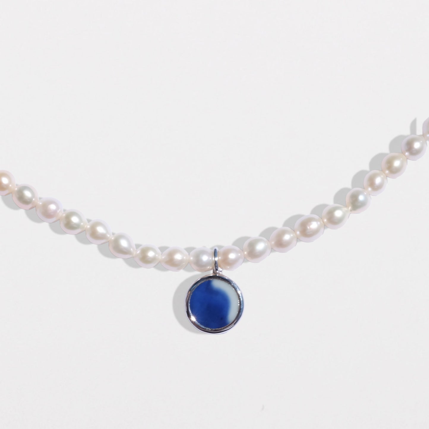 Antique Porcelain Grand Pearl Necklace