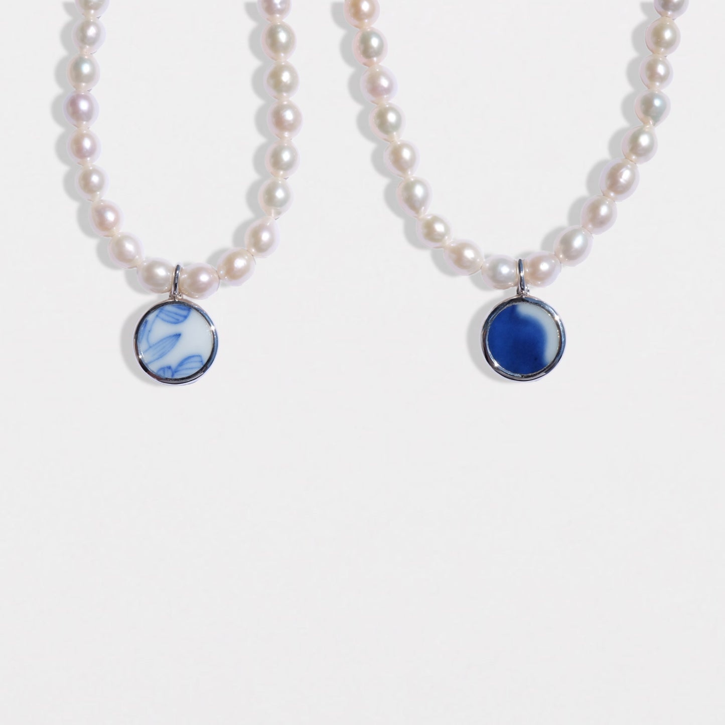 Antique Porcelain Grand Pearl Necklace