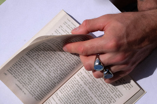 Antique Porcelain Ring 03