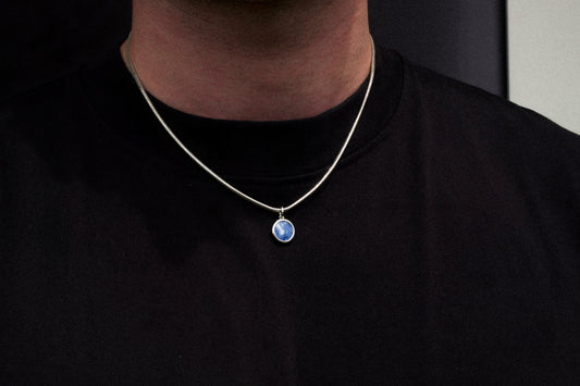 Antique Porcelain Serpent Chain