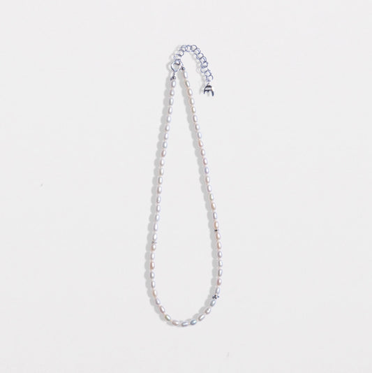 Pure Pearl Silver Dust Necklace