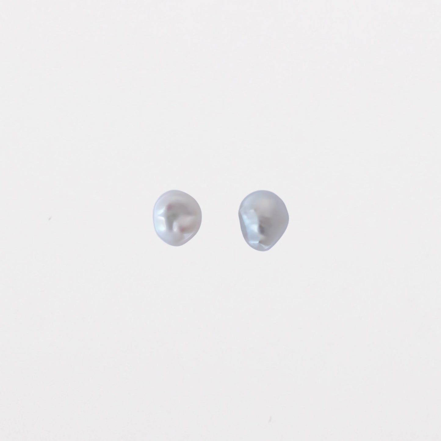 Raw Pearl Studs