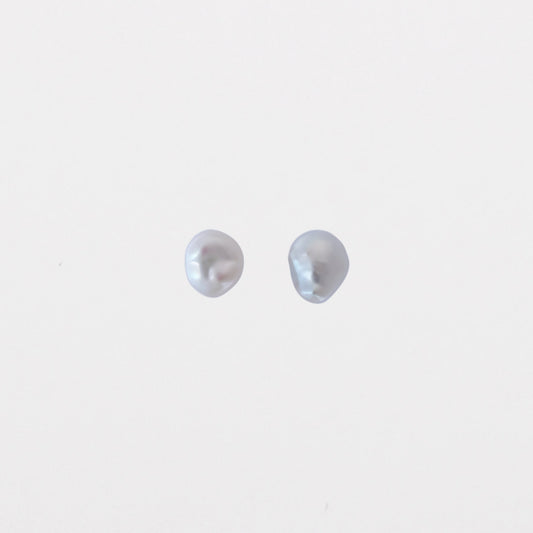 Raw Pearl Studs