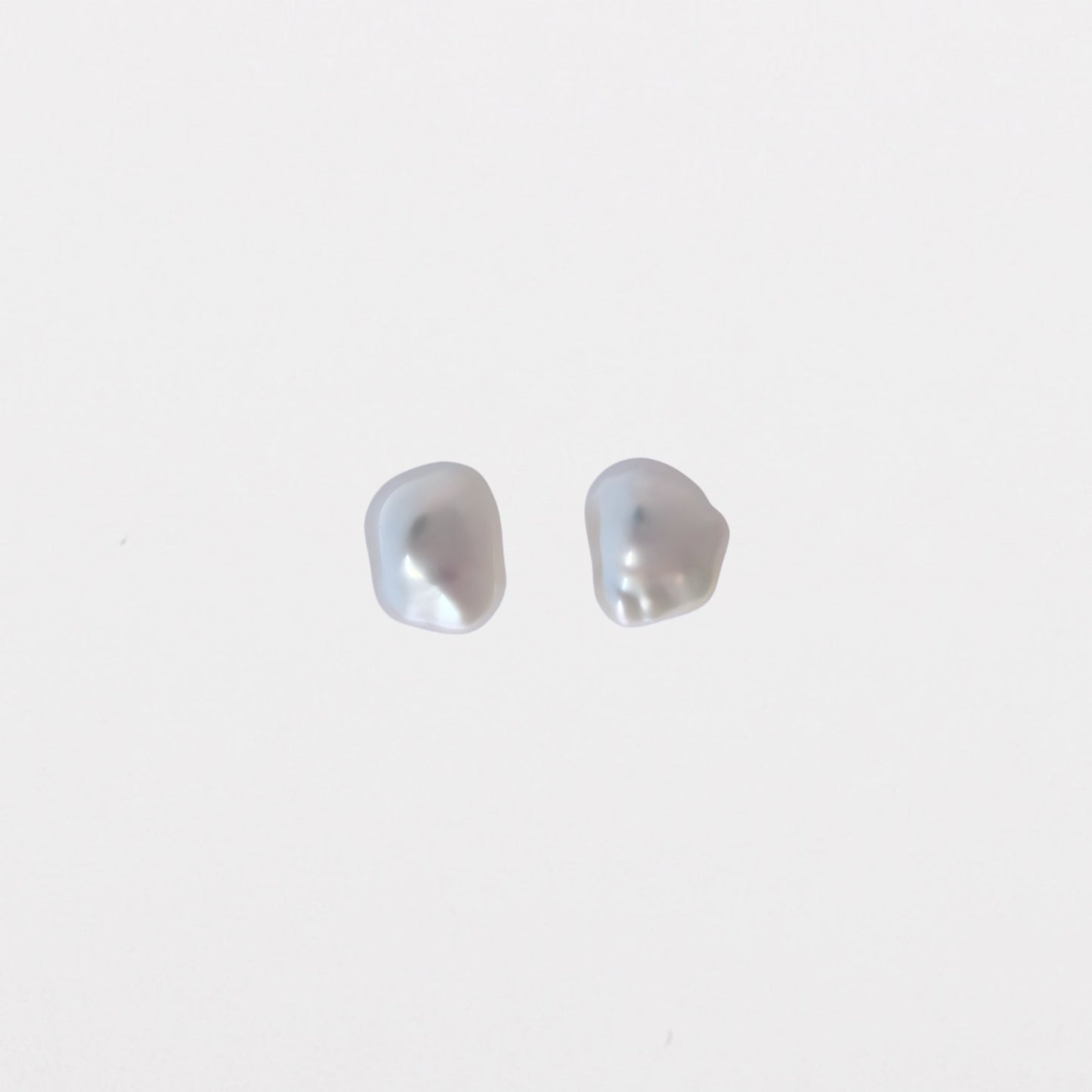 Raw Pearl Studs